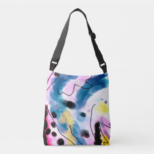 Funky Abstrakt Art Tote Bag Tragetaschen Mit Langen Trägern