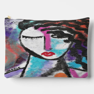 Funky Abstrakt Art Zubehörtasche
