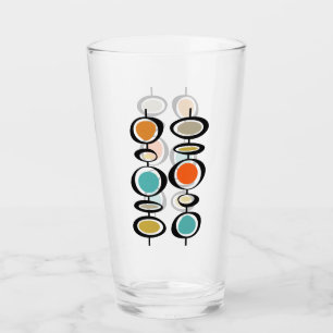 Funky Abstrakt Circles, Mitte des 19. Jahrhunderts Glas