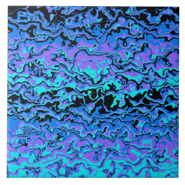 Funky Abstrakt Fliese (Vorderseite)