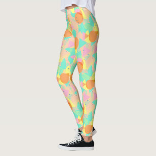 Funky Abstrakt Geometry Angesagtes 50er-Muster Leggings