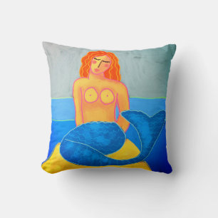 Funky Abstrakt Mermaid Kissen
