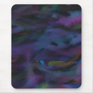 Funky abstrakte Smokey-Wasserfarbe Mousepad