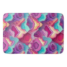 Funky Abstraktes, farbenfrohes Patternbad