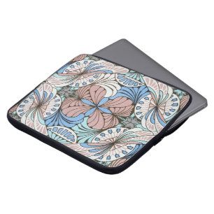 Funky abstraktes Swirl-Muster Laptopschutzhülle