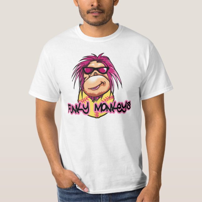 Funky Affeerwachsen-T - Shirt (Vorderseite)