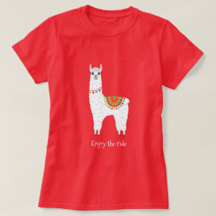 Funky Alpaca Lama Drama süße Tier T-Shirt