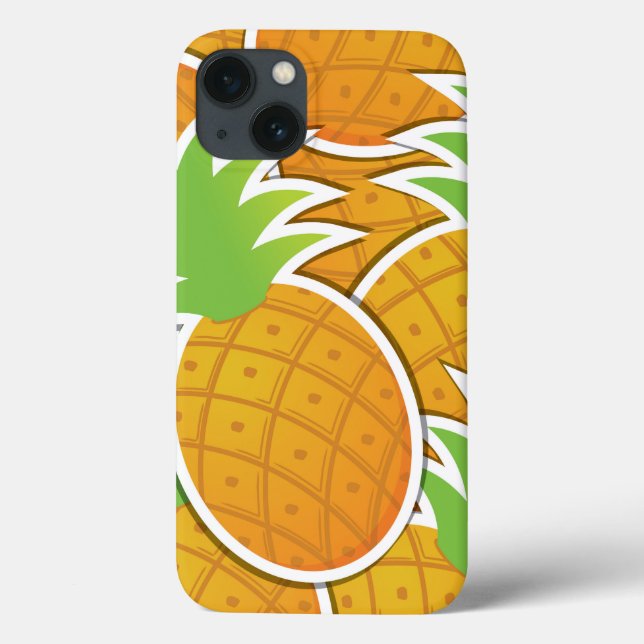 Funky-Ananas Case-Mate iPhone Hülle (Rückseite)