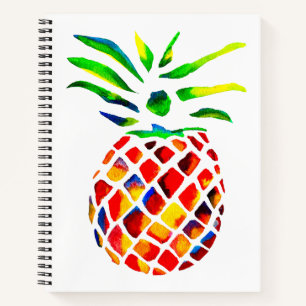 Funky-Ananas-Kunst Notizbuch