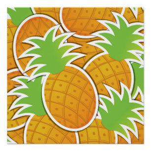 Funky-Ananas Poster