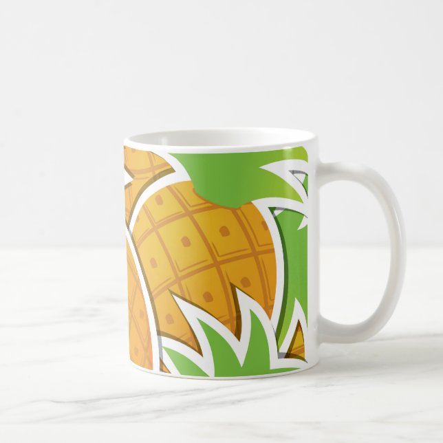 Funky-Ananas Tasse (Rechts)