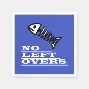 Funky and Funny no Verlassen Overs Fish Paper Napk Serviette