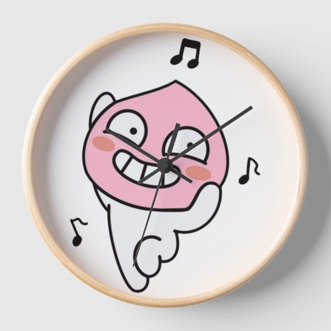 Funky Apeach Uhr (Vorderseite)