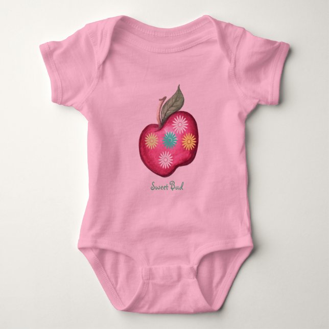 Funky Apple Sweet Bud Strampler (Vorderseite)