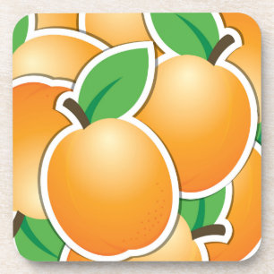 Funky apricot untersetzer