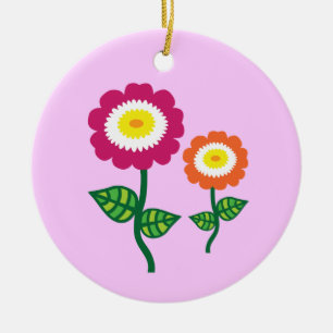 Funky Art Blume Keramikornament