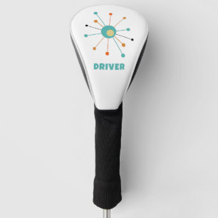 Funky Atomage Sternexplosion Mitte Jahrhundert Mod Golf Headcover