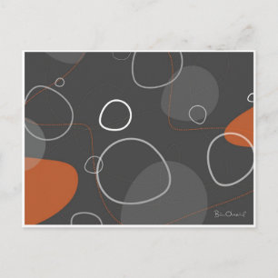 Funky Atomic Postcards Postkarte