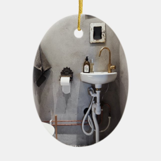 Funky Bad Keramikornament (Vorne)