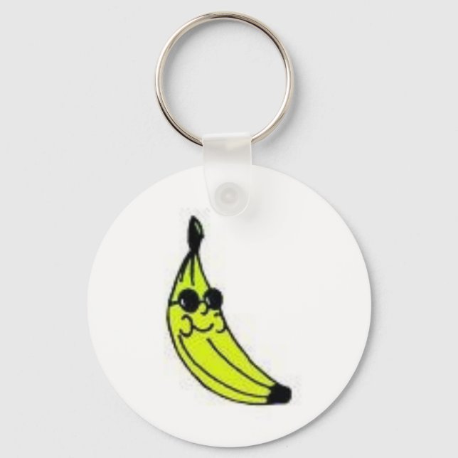 Funky Banana Keyring Schlüsselanhänger (Vorderseite)