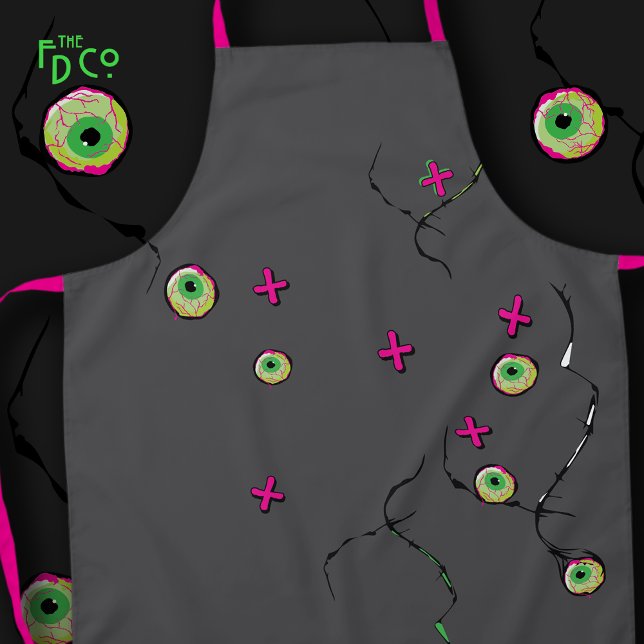 Funky Beängstigend Niedlich Fun Zombie Bits Schürze (Von Creator hochgeladen)