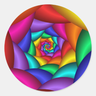 Funky Beats Runder Aufkleber