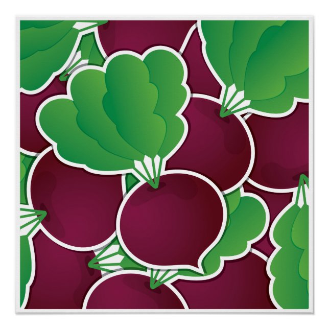 Funky Beet Poster (Vorderseite)