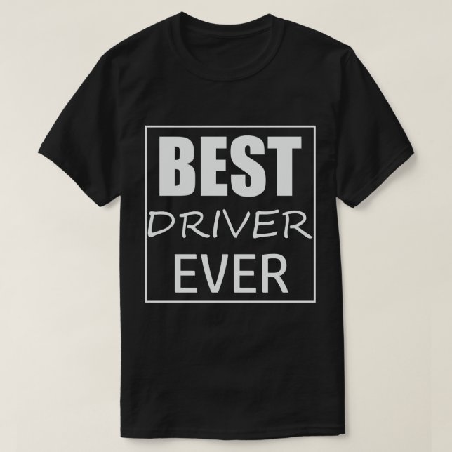 Funky Best Driver je T - Shirt Top (Design vorne)