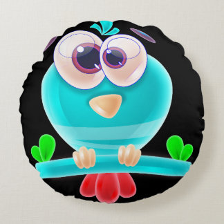 Funky Birdie Rundkissen Rundes Kissen
