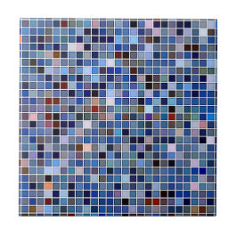 Funky Blue 'Bathroom Tiles' Fliese