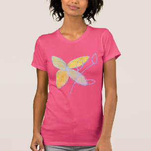 Funky Blume Abstrakte Kunst zu tragen T-Shirt