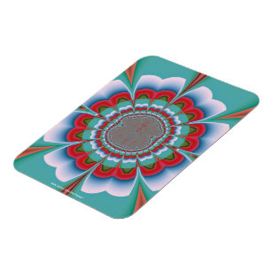 Funky Blume Magnet