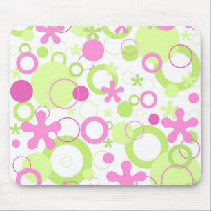 Funky Blumen - Mousepad