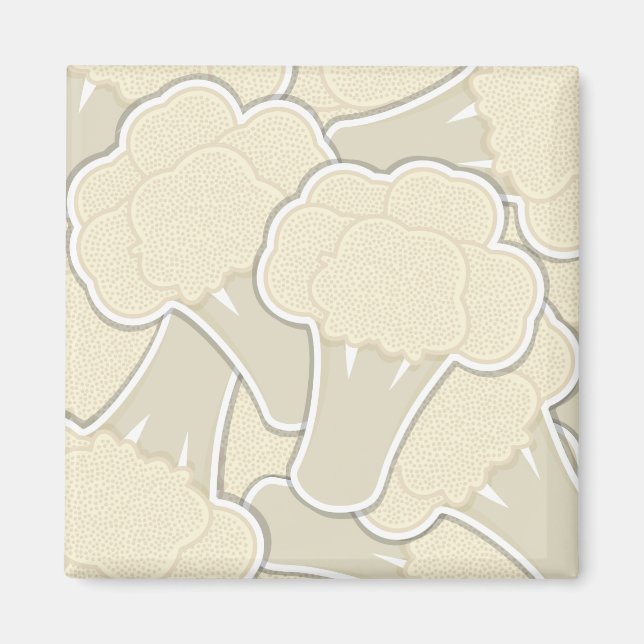Funky Blumenkohl Magnet (Vorne)