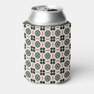 Funky Boho Retro Süßer Abstrakter Weihnachtsmuster Dosenkühler