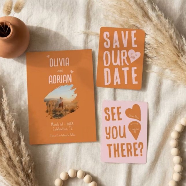 Funky Bold Font Einladung (Check out the different colors too!)