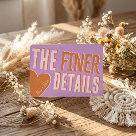 Funky Bold Font Einladung