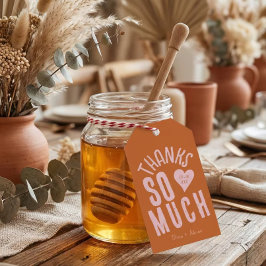 Funky Bold Font Geschenkanhänger