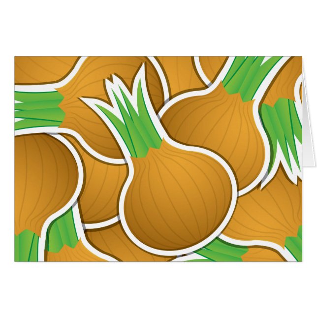 Funky braune Zwiebeln (Vorderseite (Horizontal))