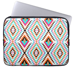 Funky Bright Fresh Colorful Geometric Graphic Laptopschutzhülle