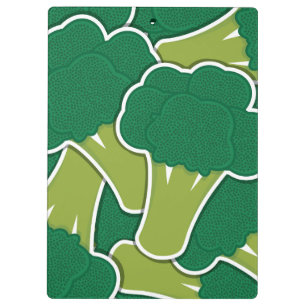 Funky broccoli klemmbrett