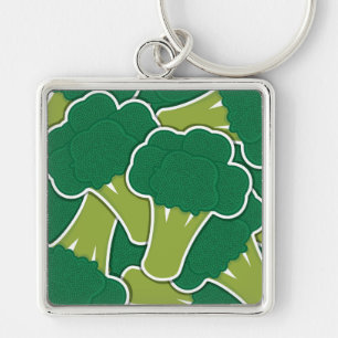 Funky broccoli schlüsselanhänger