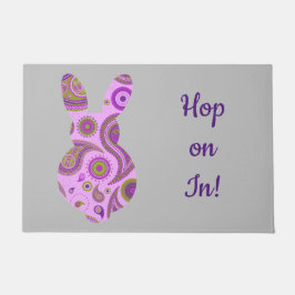 Funky Bunny in Crazy Paisley Fußmatte