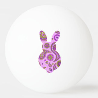 Funky Bunny in Crazy Paisley Tischtennisball