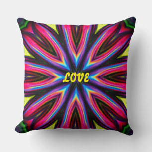 Funky Bunt Retro Stil Kissen