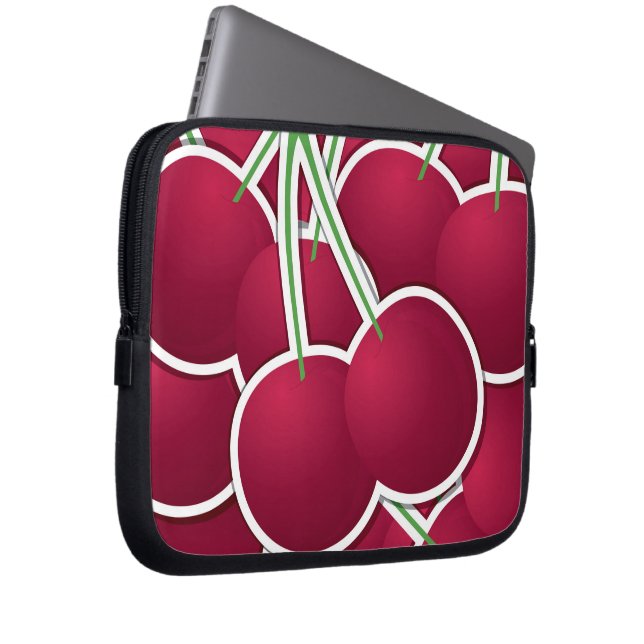 Funky cherry laptopschutzhülle (Vorne Rechts)