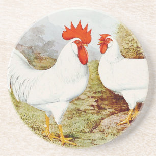 Funky Chickens Sandstein-Unterlage Sandstein Untersetzer
