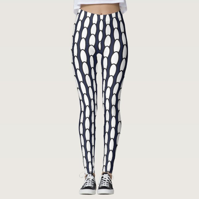 Funky Circles Spots Power-Leggings Leggings (Vorderseite)
