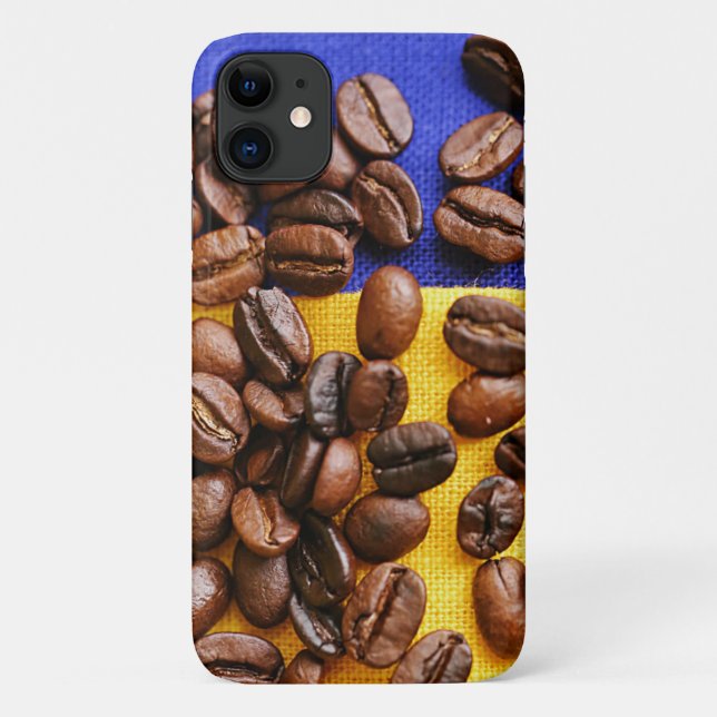 Funky Coffee Lover Boans Textur Case-Mate iPhone Hülle (Rückseite)