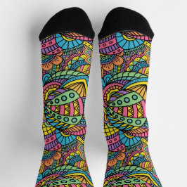 Funky Color Abstrakt Socken